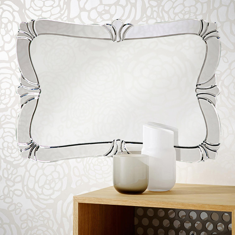 Rosdorf Park Rectangle Glass Wall Mirror & Reviews Wayfair